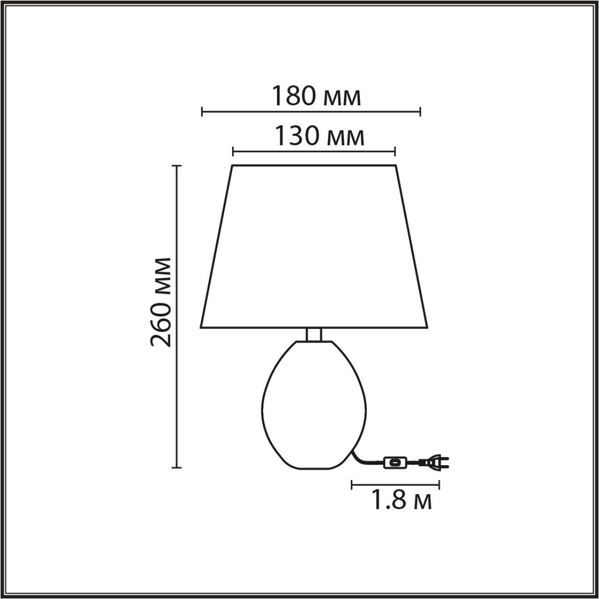 Настольные лампы Настольная лампа LUMION 8143/1T KEILA 