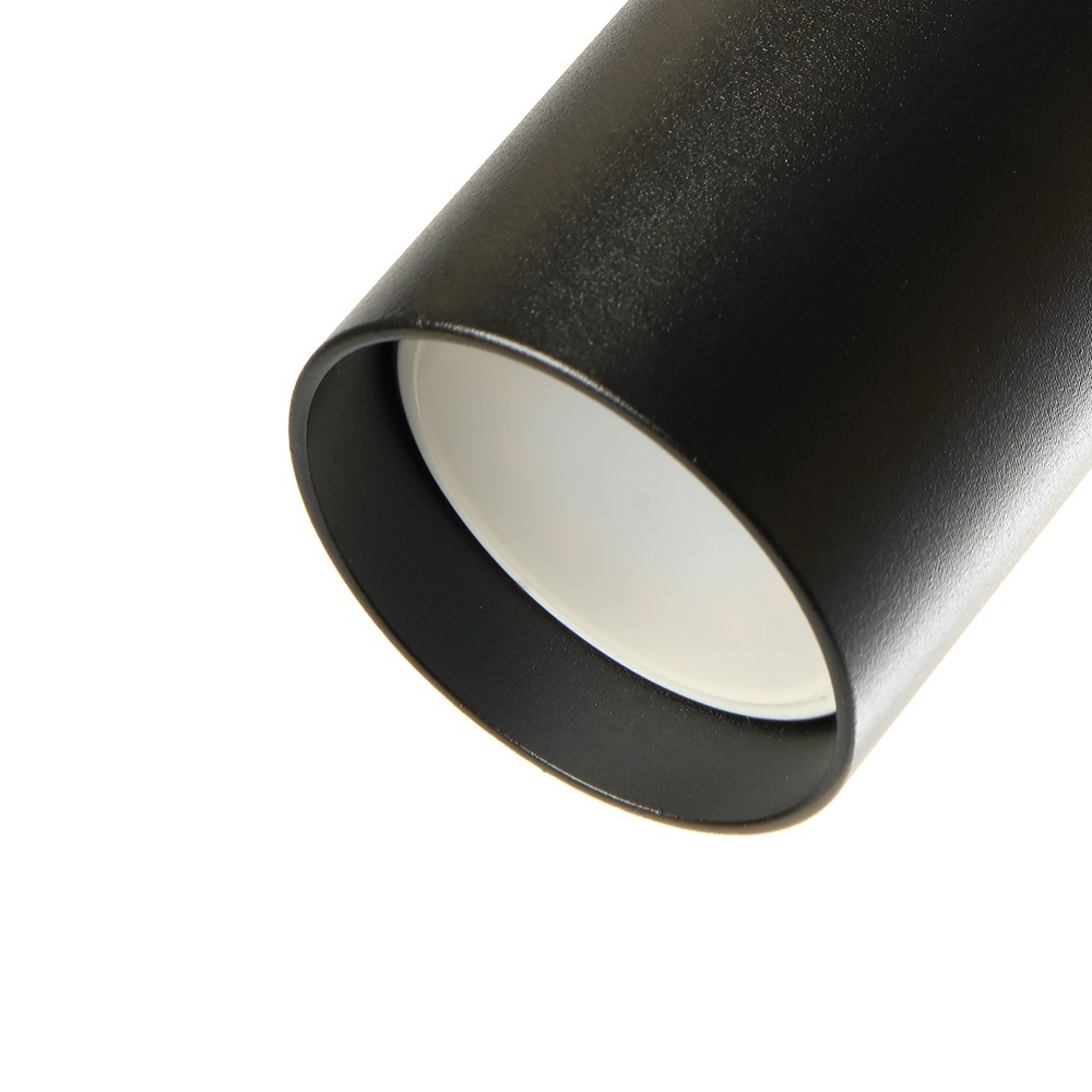 Трековые светодиодные светильники Светильник Feron AL155 трековый однофазный на шинопровод под лампу GU10 черный 32474 