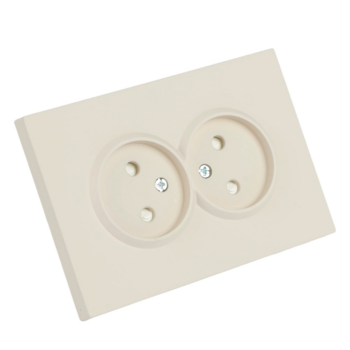 Эмили - Розетки и выключатели Stekker Розетка 2-местная с защитной шторкой STEKKER б/з  Эмили RST16-5116-08 кашемир soft touch 49903