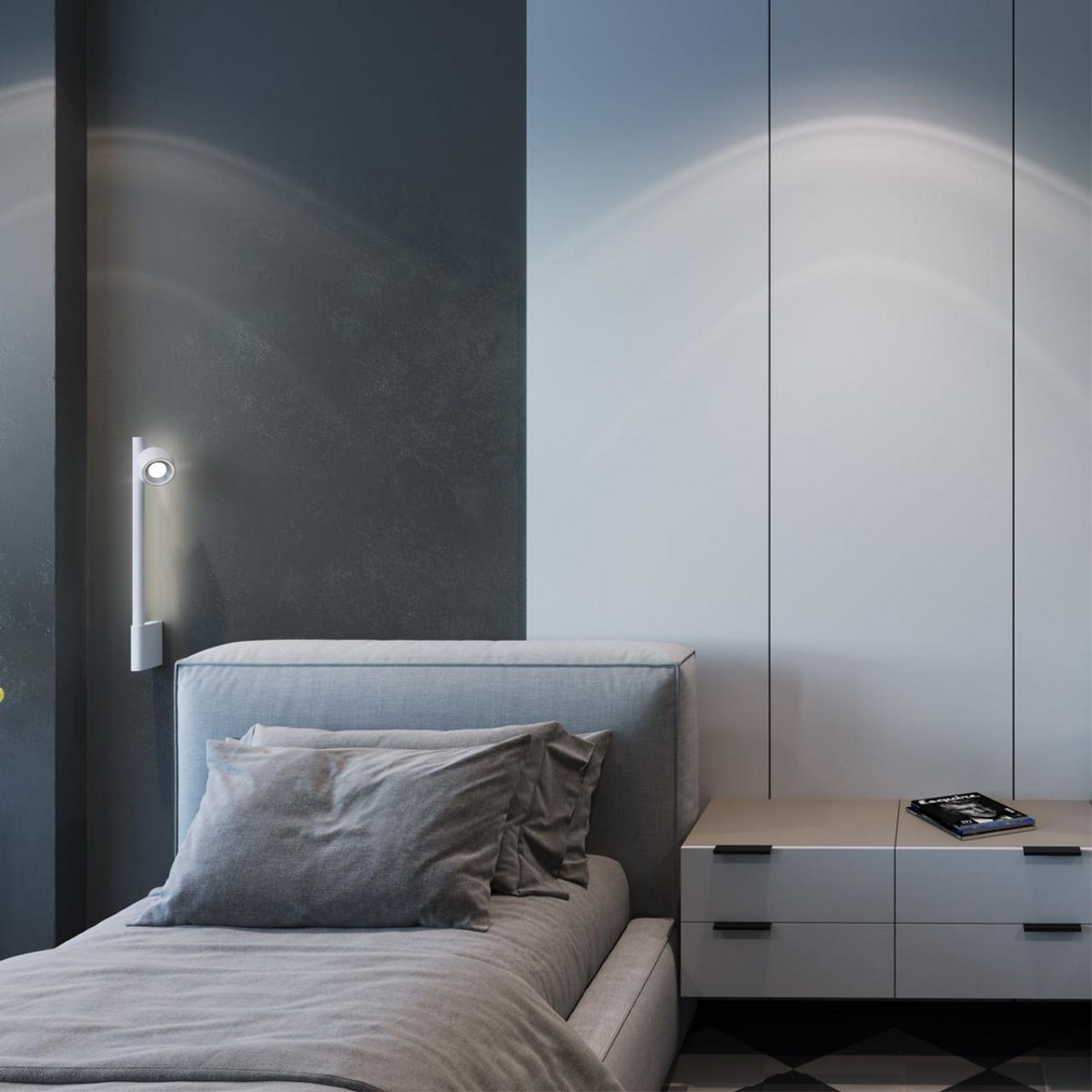 Накладные светодиодные светильники Светильник настенный светодиодный диммируемый со сменой режимов работы NOVOTECH FERMO 359312 