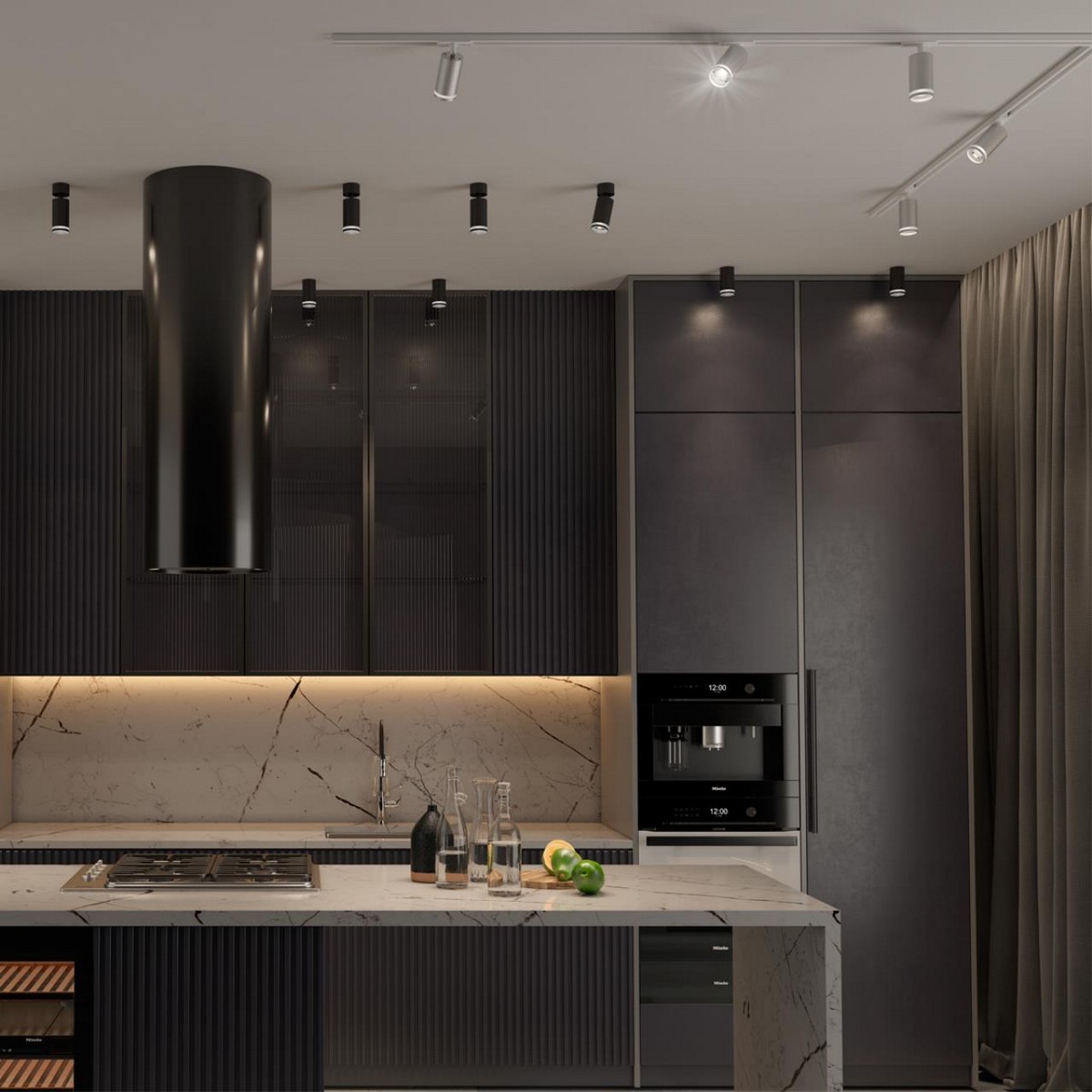 Трековые светодиодные светильники Светильник трековый для однофазного двухжильного шинопровода NOVOTECH 370879 ULAR 