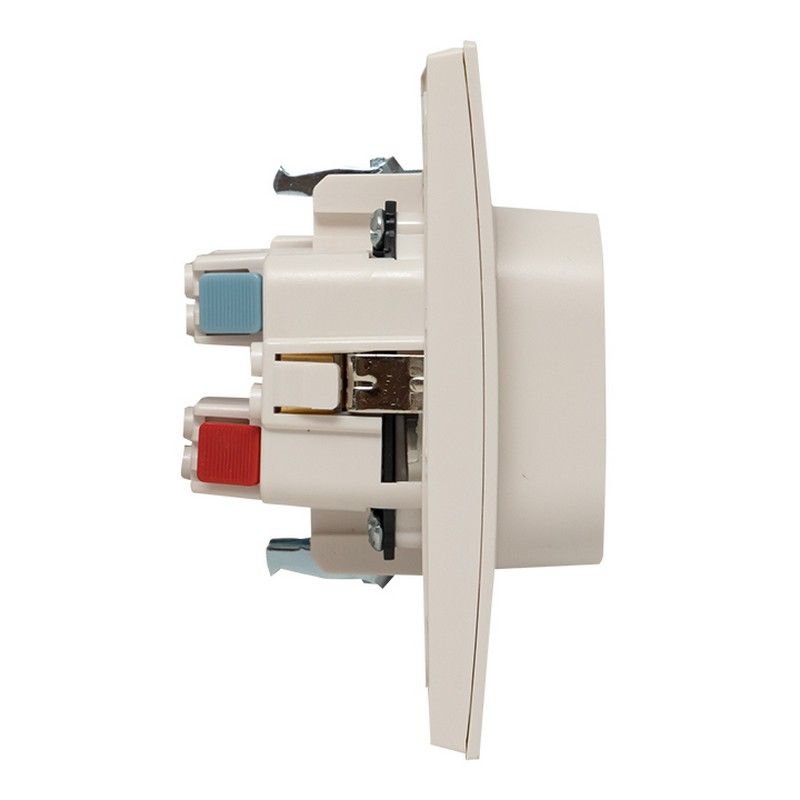 EKF Стокгольм белый Розетка 2-ая EKF PROxima Стокгольм Белый с/з с рамкой 16А со шторками EXR16-128-10