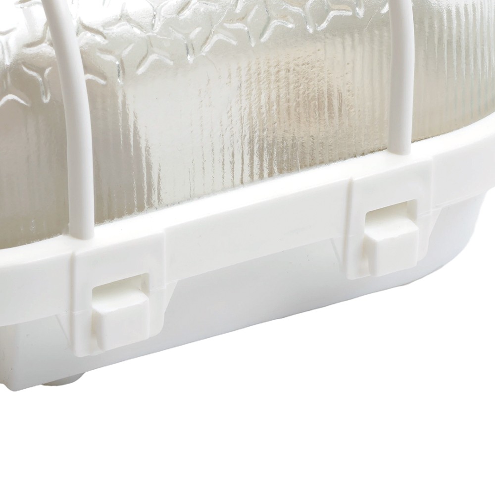 Светодиодные светильники ЖКХ Светильник накладной Feron НБП 01-60-002 IP54 220V 60Вт Е27 с решеткой 41404 