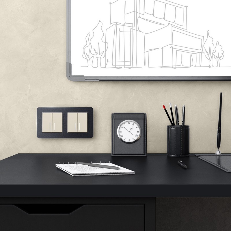 Рамки Werkel Platinum Рамка Werkel на 2 поста Platinum черный алюминий W0022608