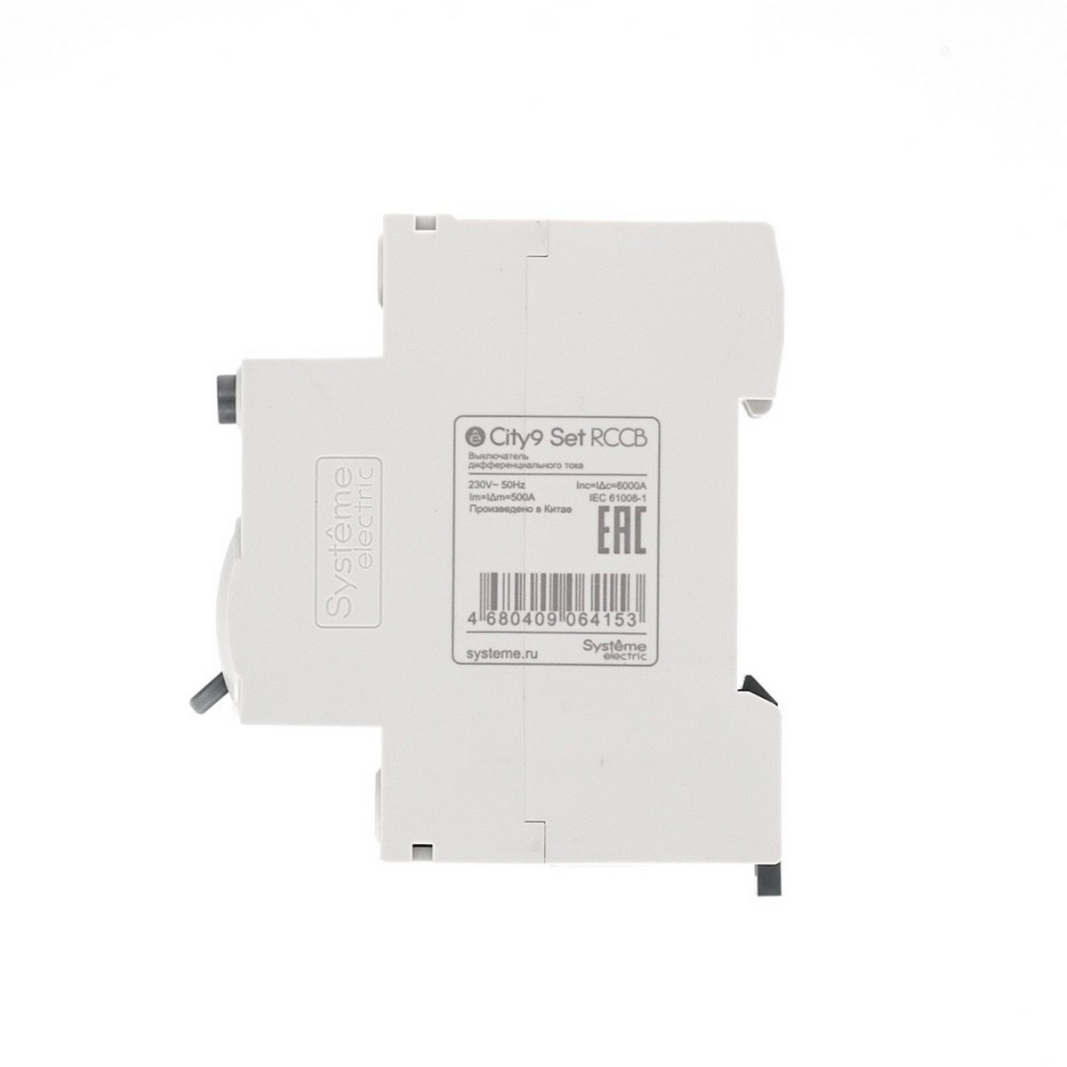 Systeme Electric Выключатель дифф. тока Systeme Electric City9 Set (ВДТ) 40А 2P 100мА Тип-AC C9R56240 