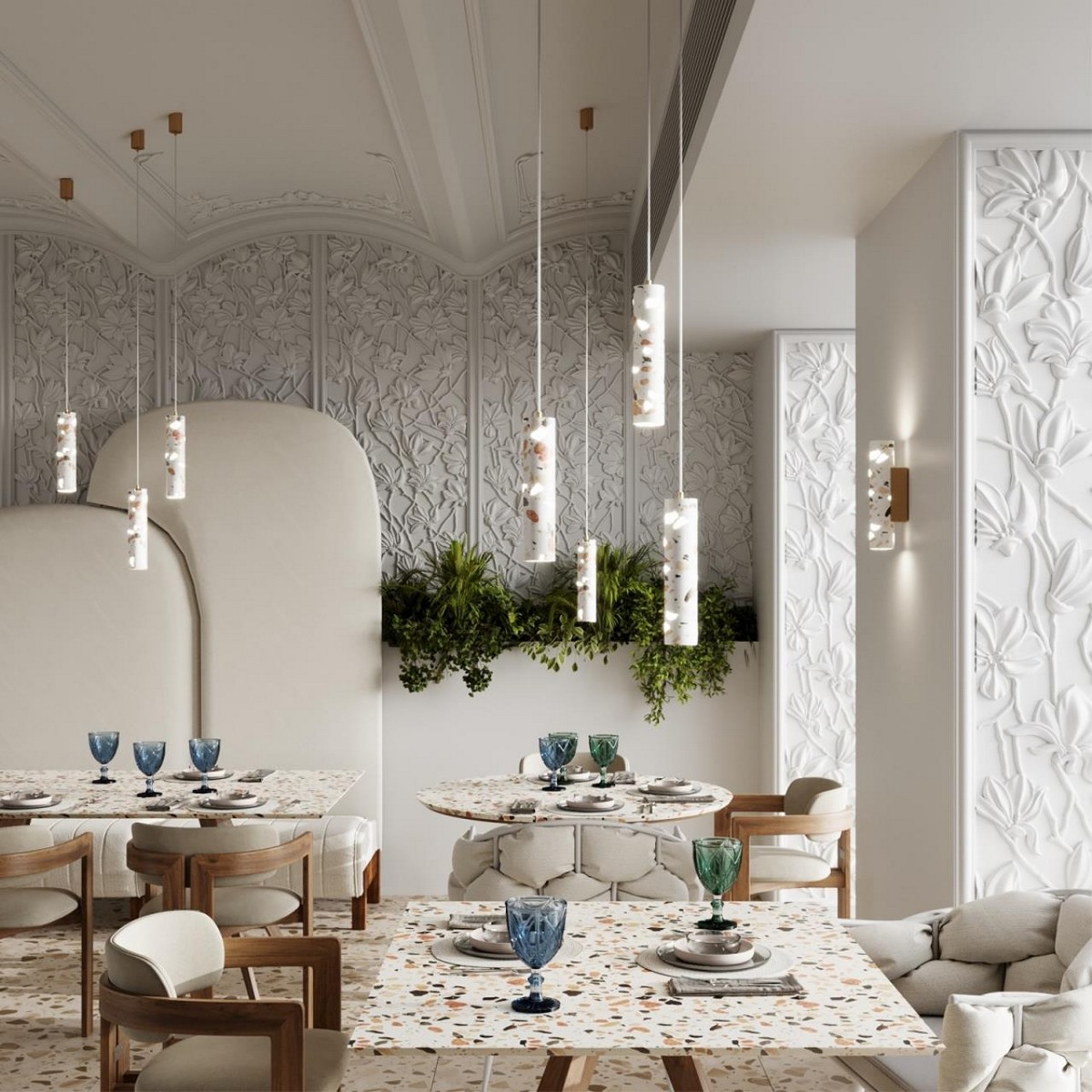 Настенный светильник ODEON LIGHT 7012/12WL TERRAZZO LED