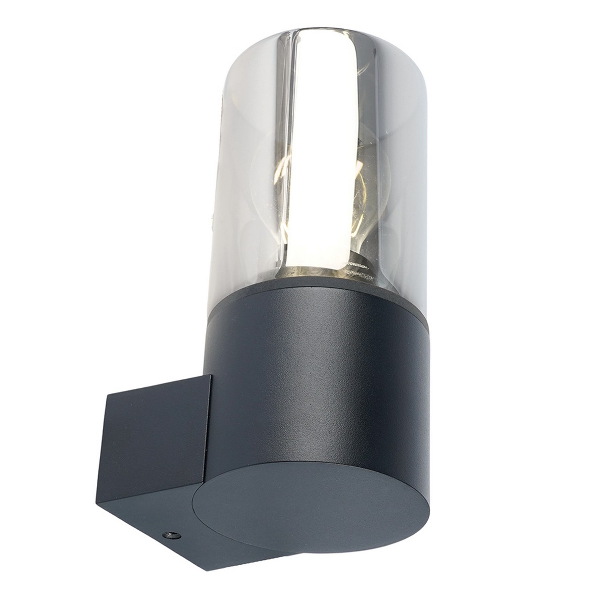 Уличные настенные светильники Светильник Feron DH1801 садово-парковый на стену вверх E27 черный 51992 