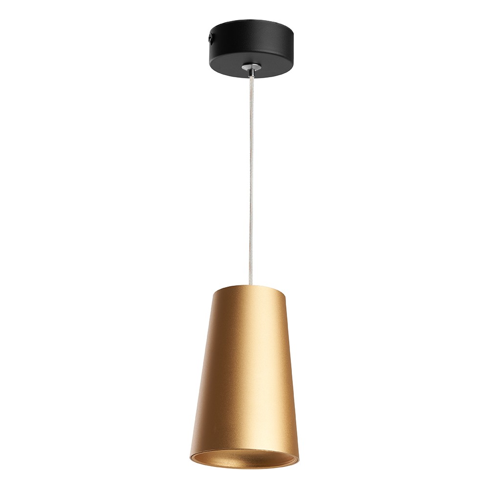 Подвесные светодиодные светильники Светильник подвесной Feron ML1858 Barrel BELL levitation MR16 золото черный 48423 