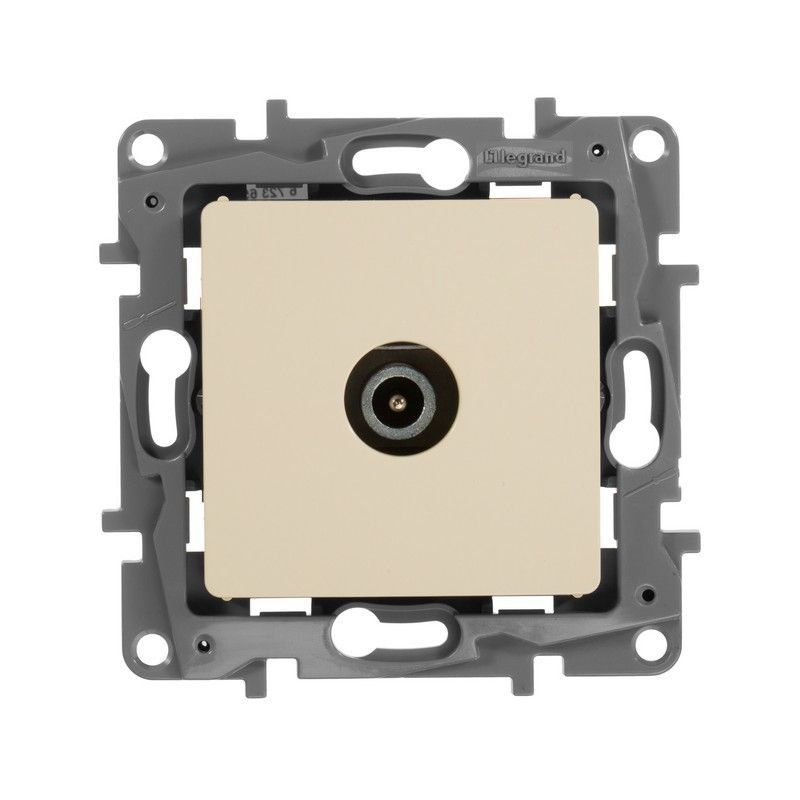Legrand Etika Слоновая кость Розетка TVоконечная Legrand Etika слоновая кость 672365