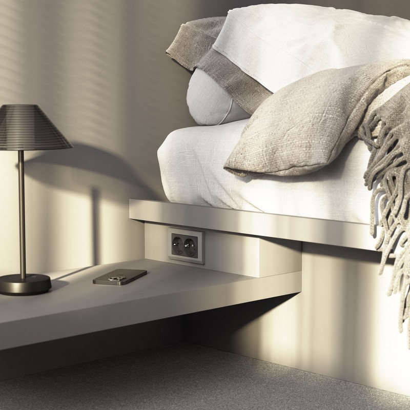 Werkel Графит матовый Розетка двойная с заземлением Werkel W1172064 графит матовый IP20