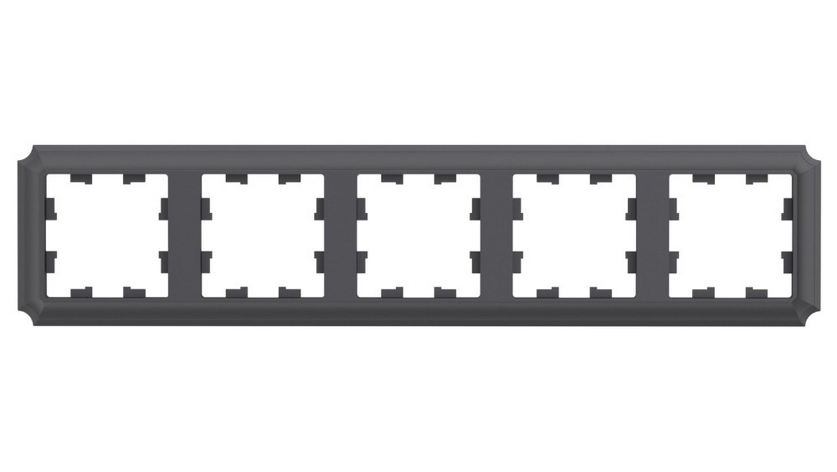 AtlasDesign Рамки Antique Рамка Systeme Electric AtlasDesign Antique Базальт 5-ая, универсальная ATN101405