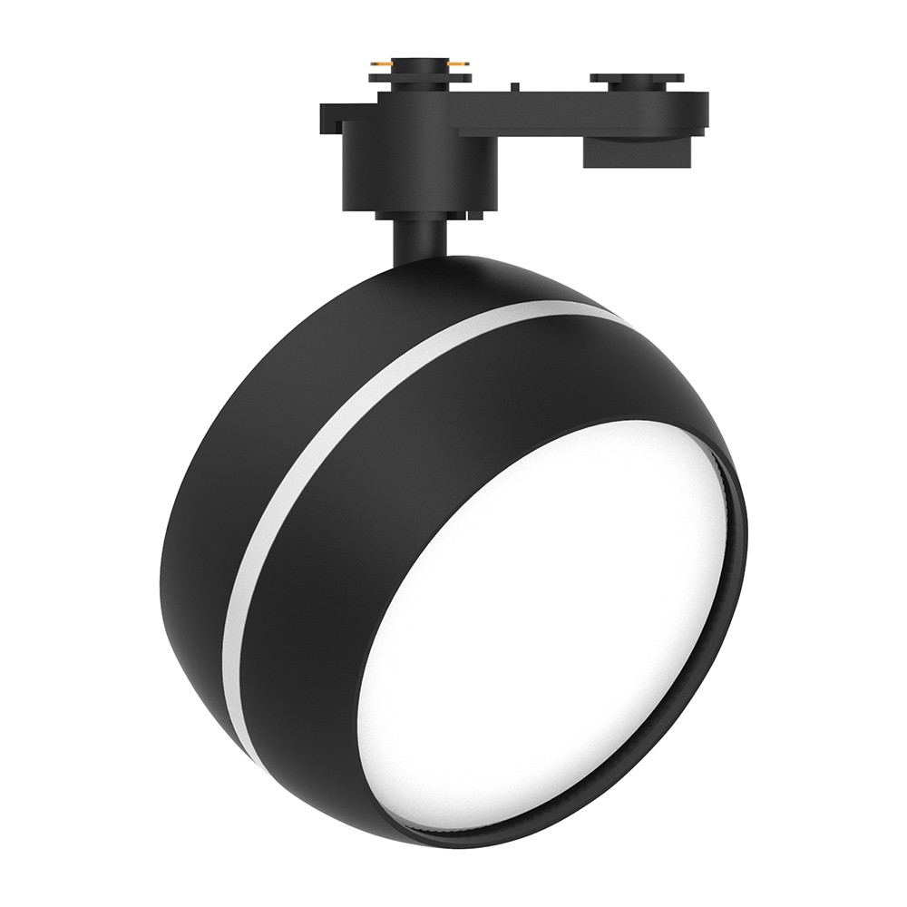 Трековые светодиодные светильники Светильник Feron AL168 трековый GX70 черный 48553