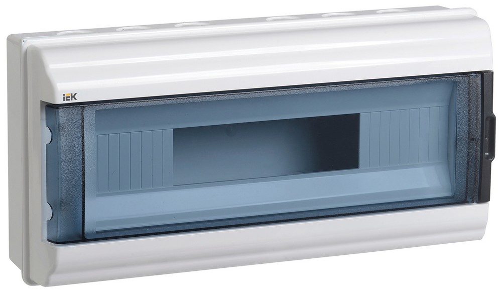 Пластиковые боксы и щиты IEK Корпус пластиковый IEK KREPTA 5 КМПн-18 IP55 белый откр.монтаж MKP72-N3-18-55