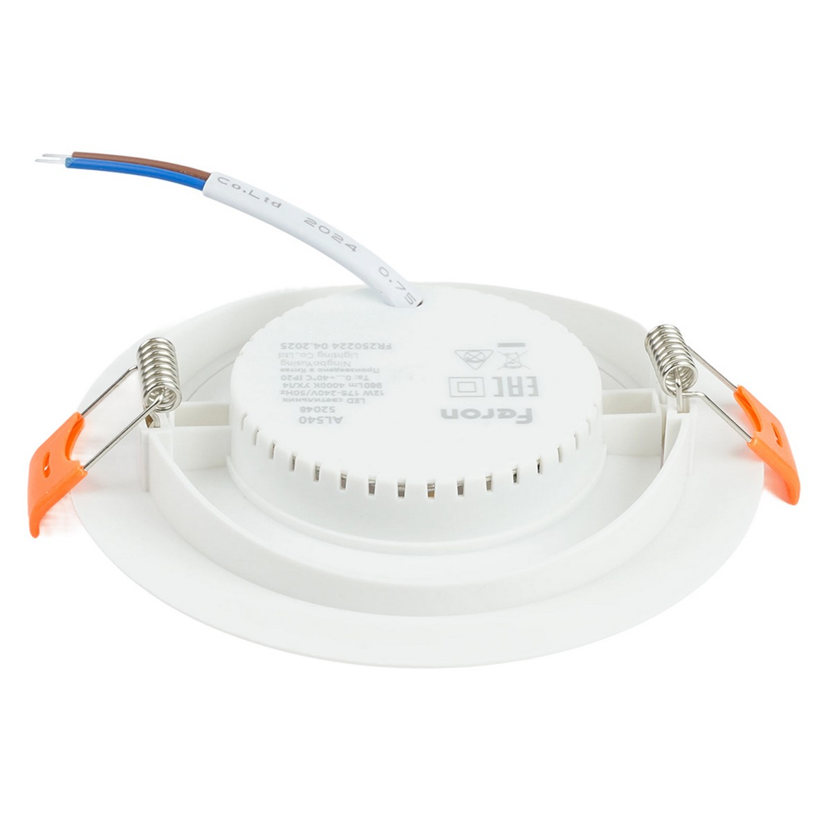 Встраиваемые светодиодные светильники Светодиодный светильник Feron.ONE AL540 встраиваемый 12W 4000K белый "круг" 52048 