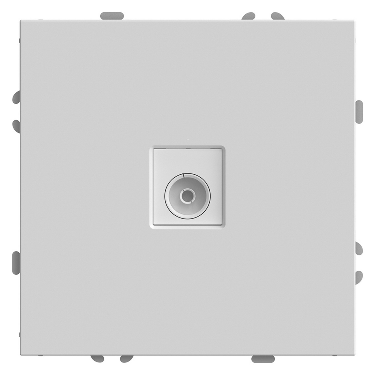 Эмили - Розетки и выключатели Stekker Розетка телевизионная 1-ая STEKKER Эмили RST00-5108-01 75 Ом 5-862МГц  белый фарфор soft touch 49875