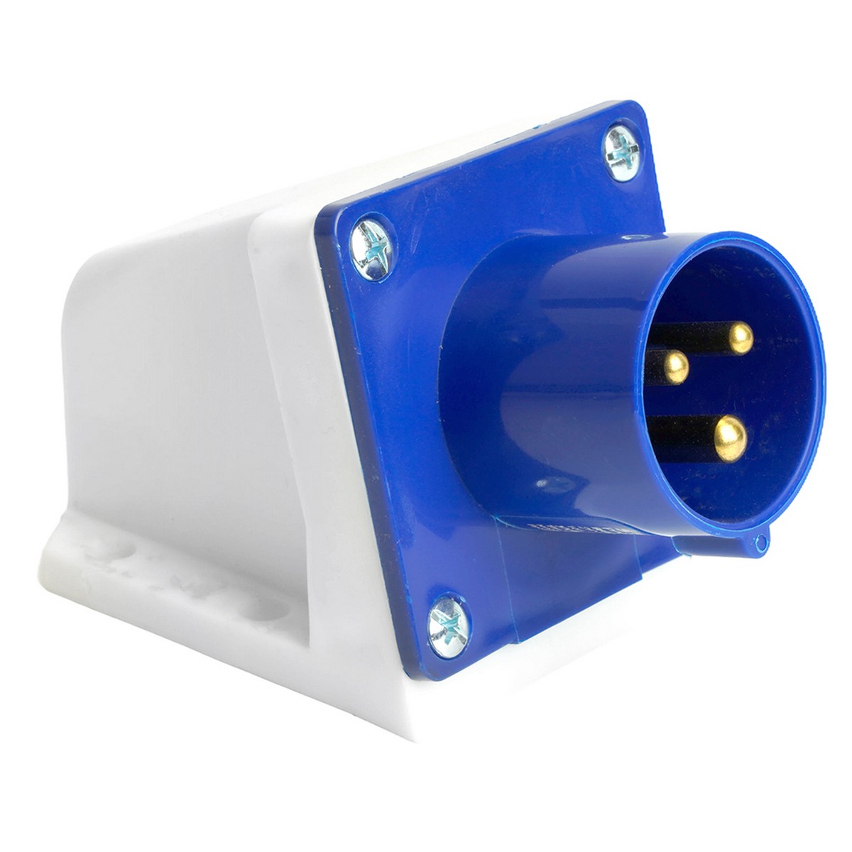 Силовые разъемы и вилки Вилка Stekker угловая ST-513 16А 220В 2P+PE IP44 PPG16-513-44 49444