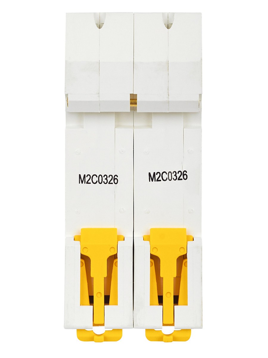 2 полюсные (двухполюсные) Автоматический выключатель IEK ARMAT M06N 2P C 3А AR-M06N-2-C003 