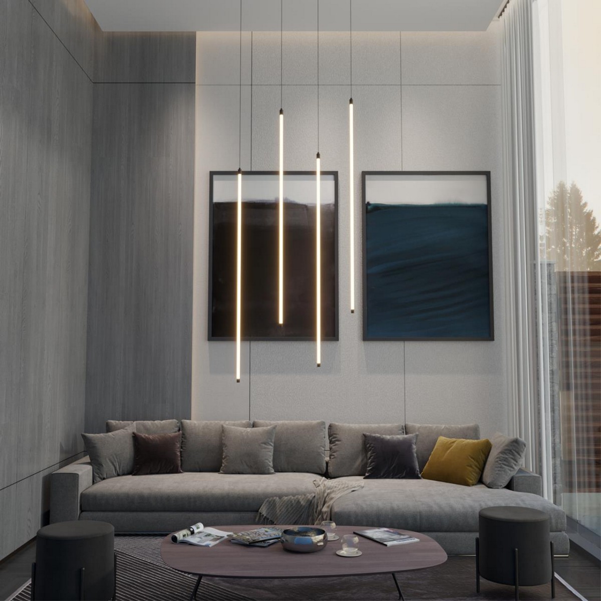 Линейные светодиодные светильники Светильник линейный светодиодный NOVOTECH VITZ 359358 