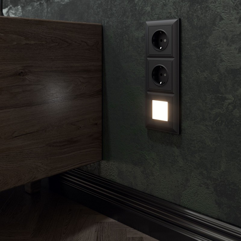 Werkel Черный матовый механизмы Встраиваемая LED подсветка (черный матовый) W1154308