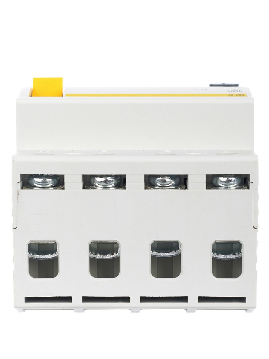 IEK Выключатель дифференциальный IEK KARAT ВД1-63 (УЗО) 4Р 40А 30мА MDV10-4-040-030 