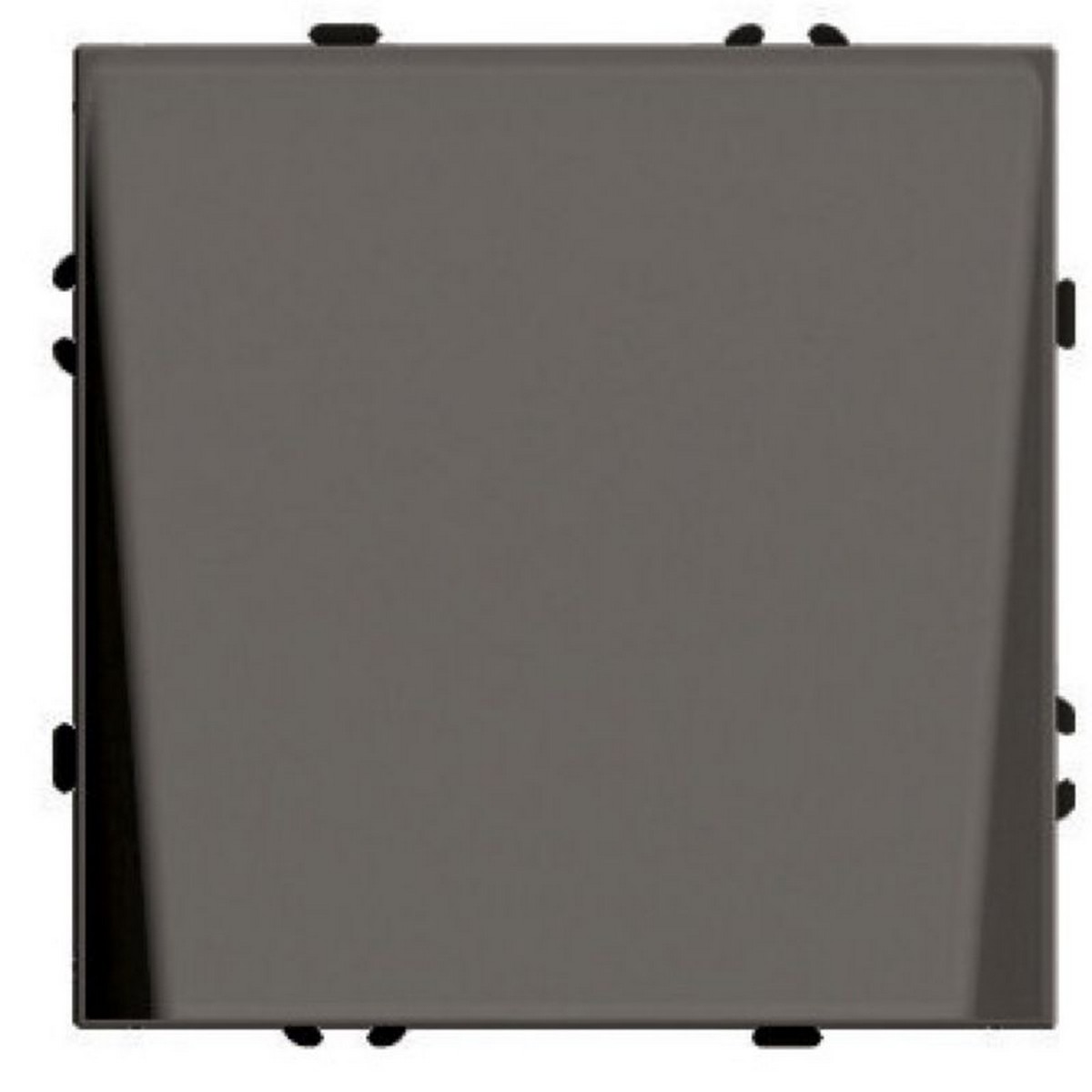 Эмили - Розетки и выключатели Stekker Заглушка STEKKER Эмили RST00-5116-09 антрацит soft touch 49935