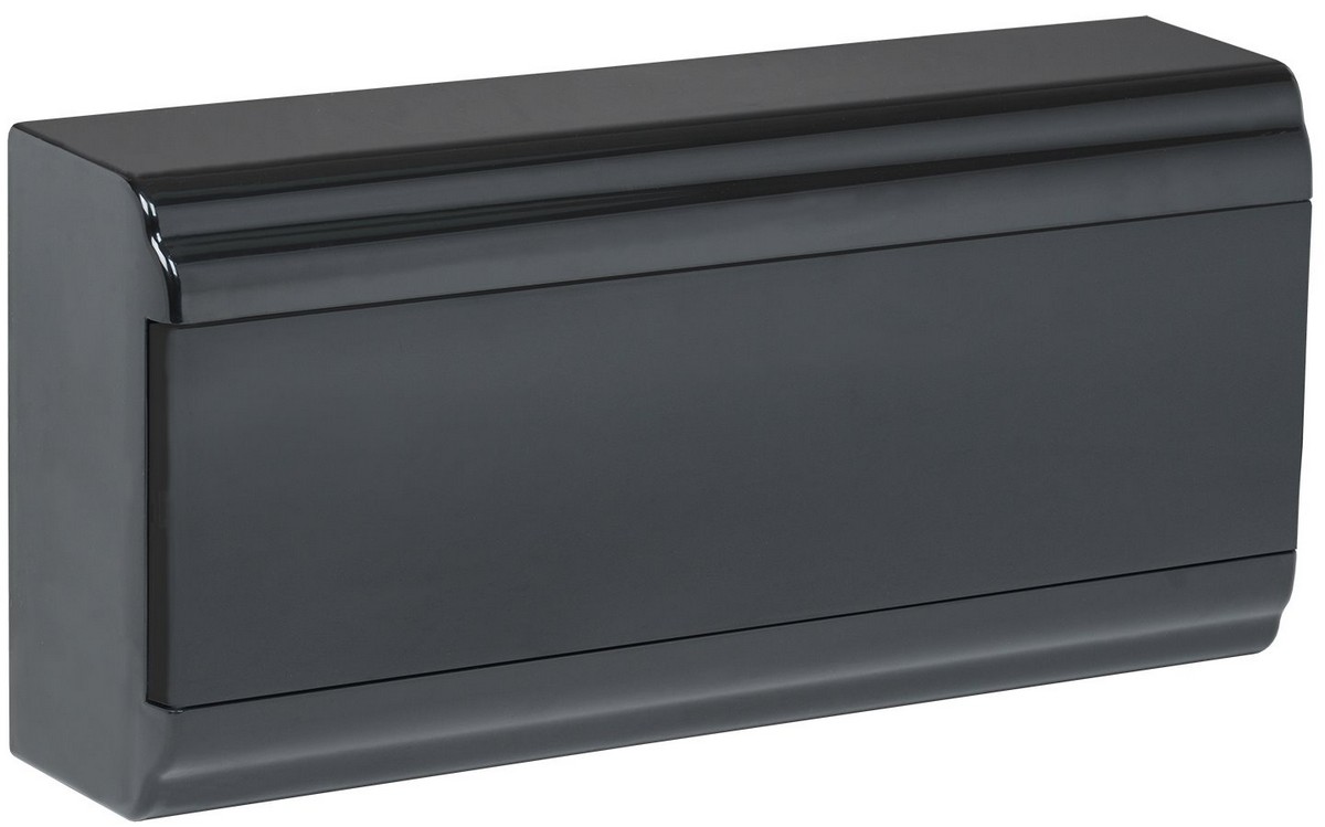 Пластиковые боксы и щиты IEK Корпус пластиковый IEK PRIME навесной ЩРН-П-18 черный IP41 MKP13-N-01-18-41-K02