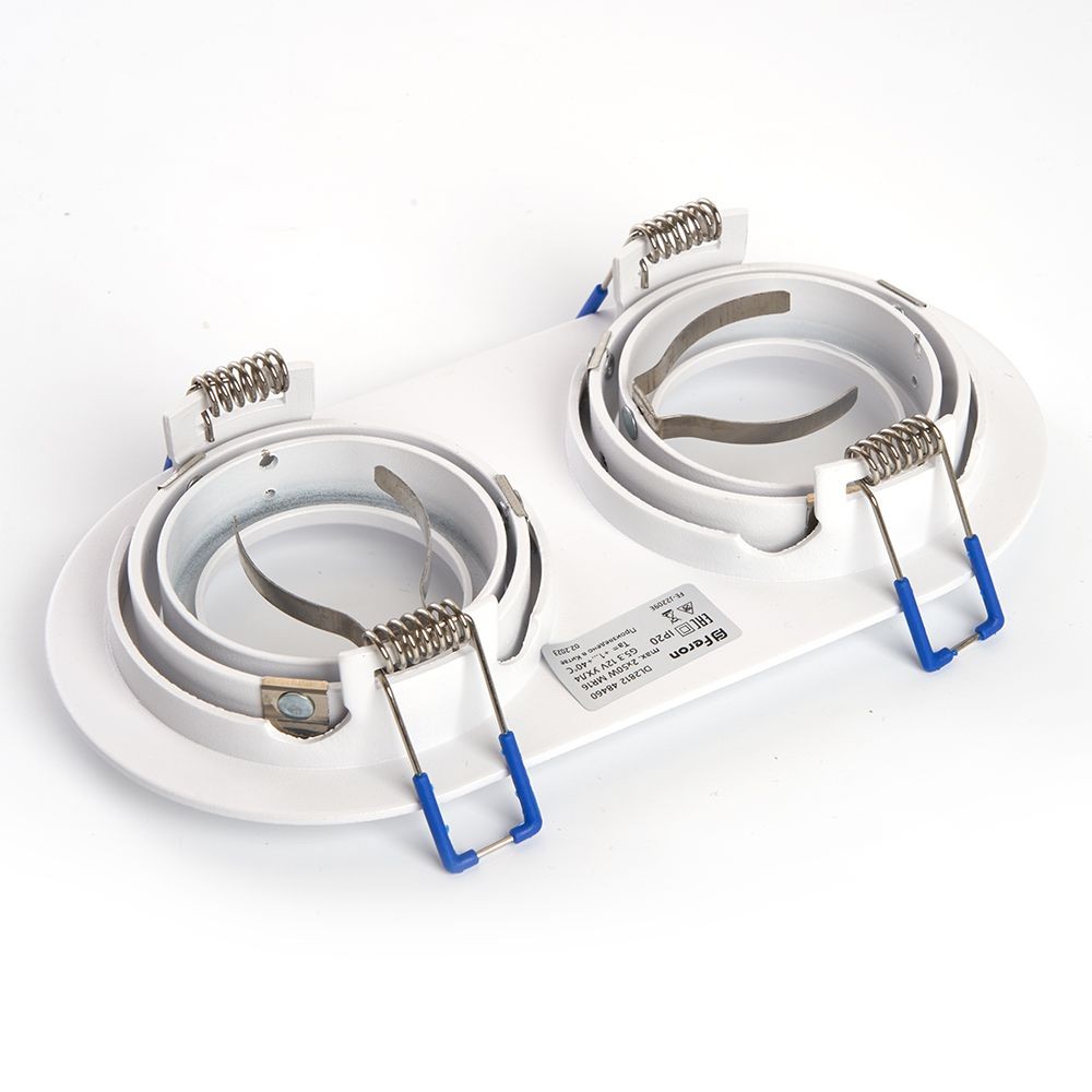 Встраиваемые светодиодные светильники Светильник потолочный встраиваемый Feron DL2812 черный 48460 