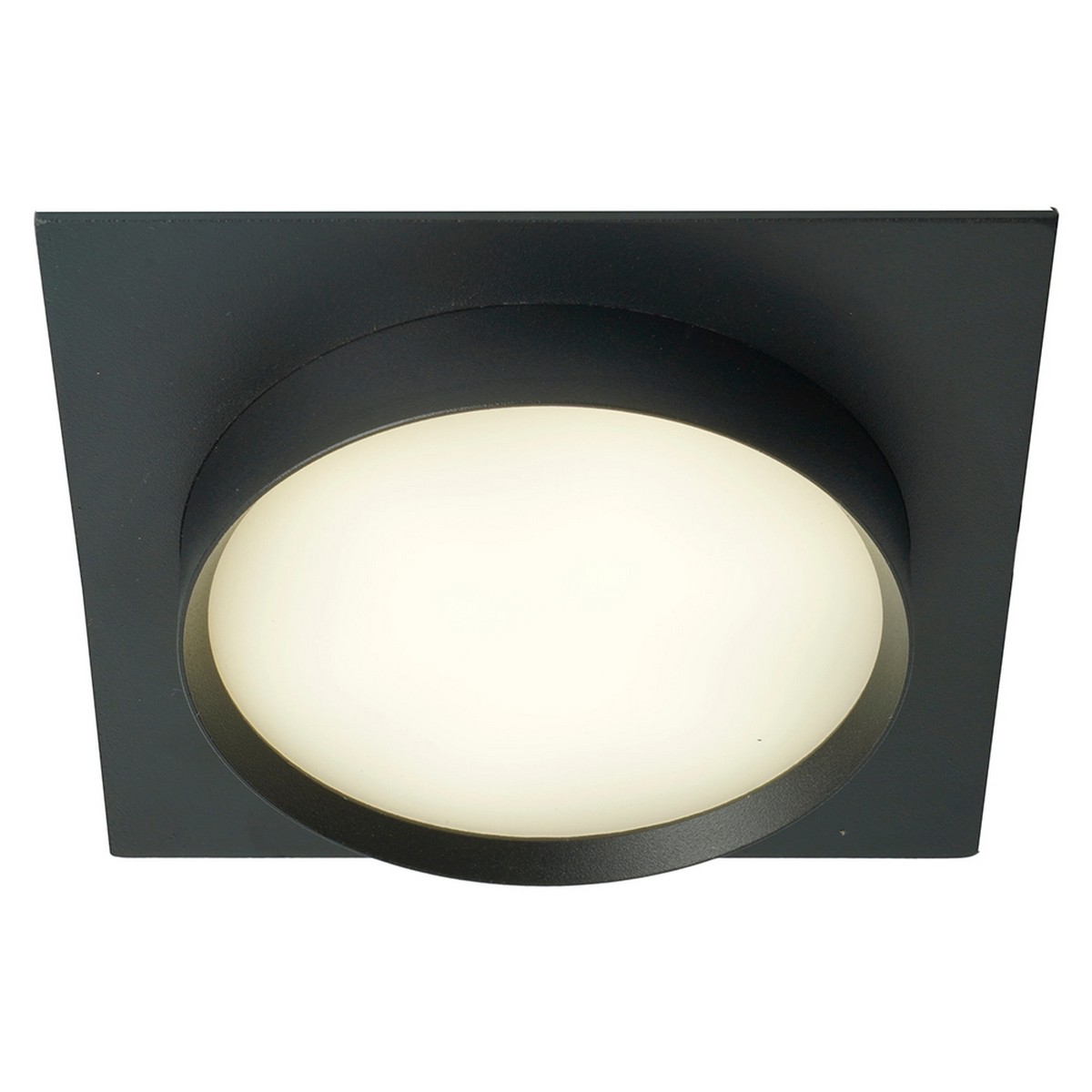 Встраиваемые светодиодные светильники Светильник встраиваемый Feron DL506 потолочный GX53 черный круг 51357 