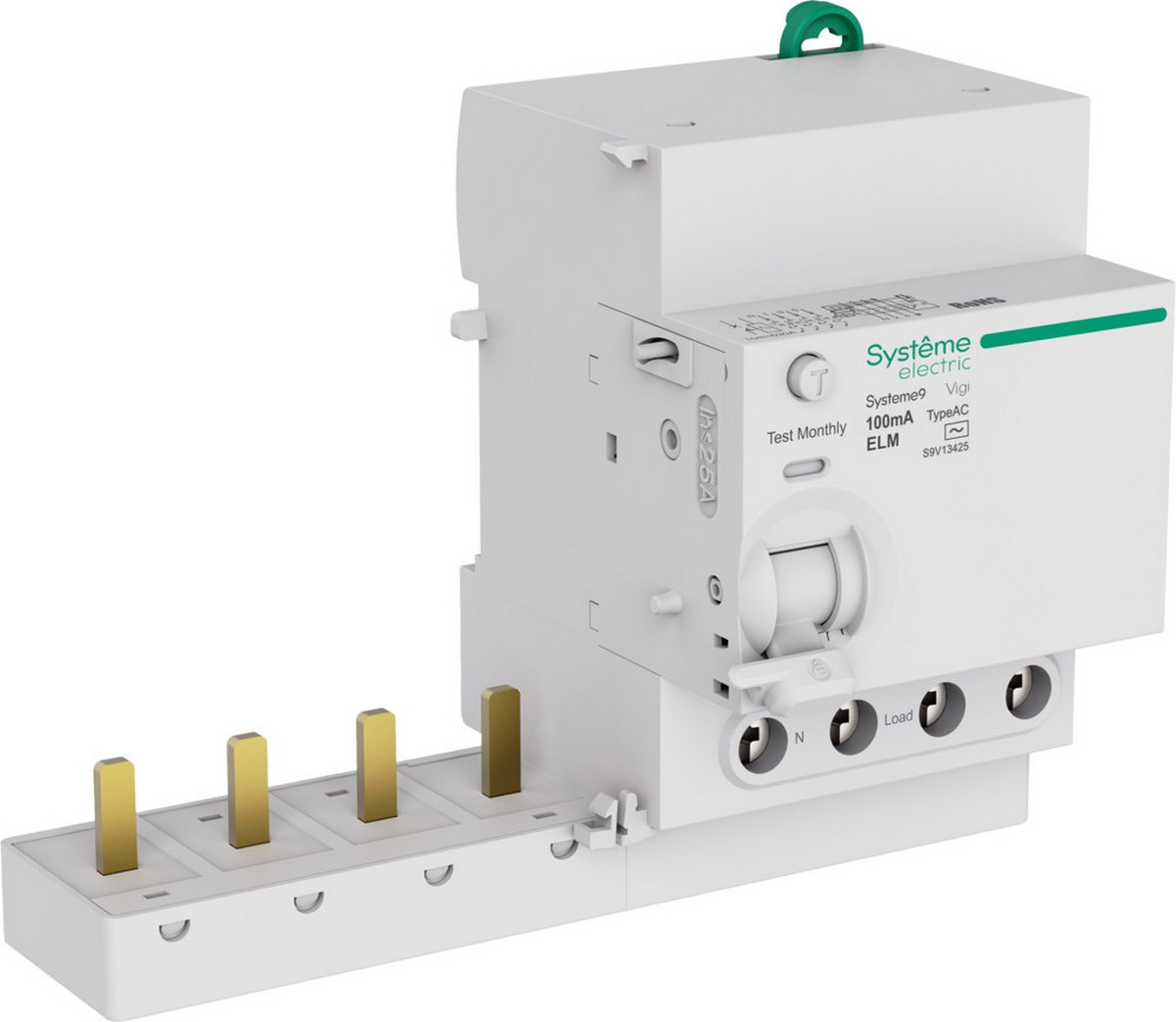 Systeme Electric Блок диф. тока Systeme Electric Systeme9 (БДТ) 25A 4P 100мА Тип-AC S9V13425 
