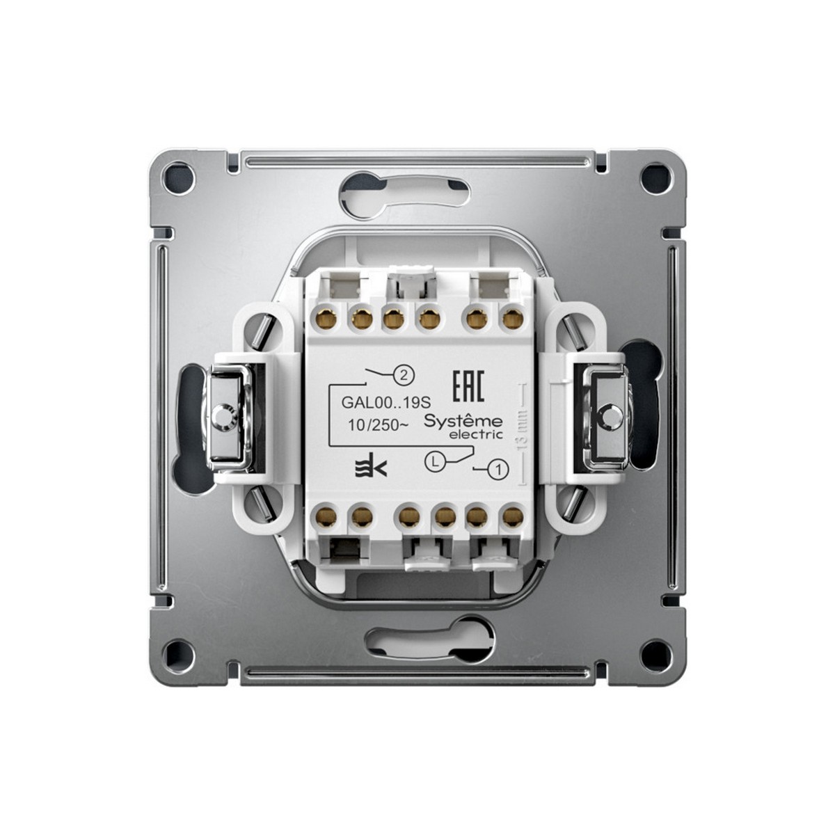 ArtGallery Грифель Выключатель SE ArtGallery Грифель 2-клавишный для жалюзи быстрозажим. клем. GAL000719S