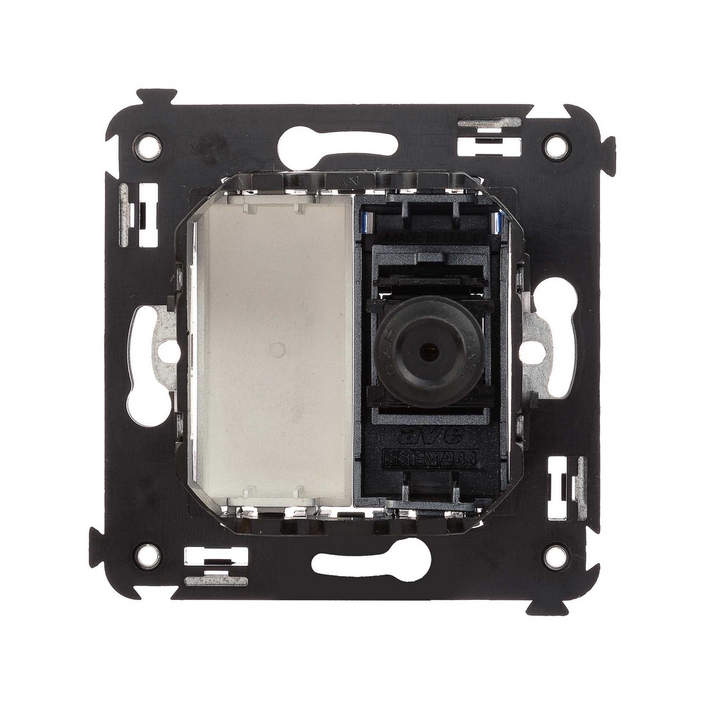 DKC Avanti механизмы Закаленная сталь Розетка TV DKC Avanti одиночная в стену "Закаленная сталь" 4404503