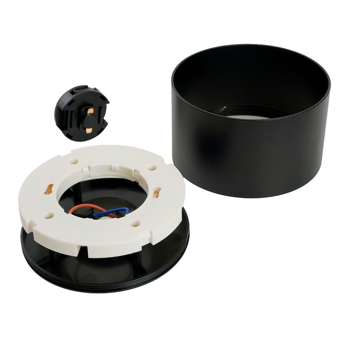 Трековые светодиодные светильники Светильник Feron AL136 трековый GX70 черный 51127 