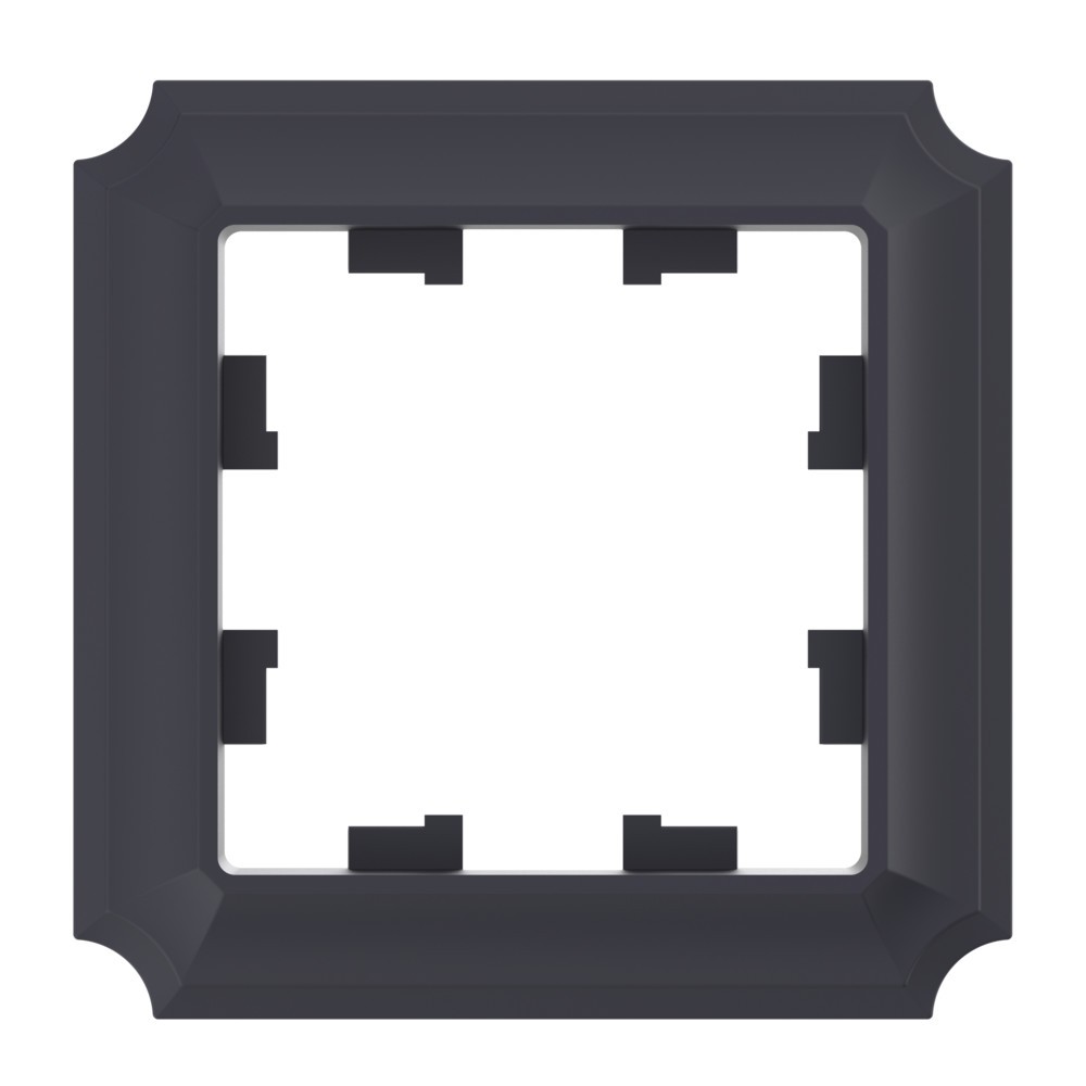 AtlasDesign Рамки Antique Рамка Systeme Electric AtlasDesign Antique Карбон 1-ая ATN101001