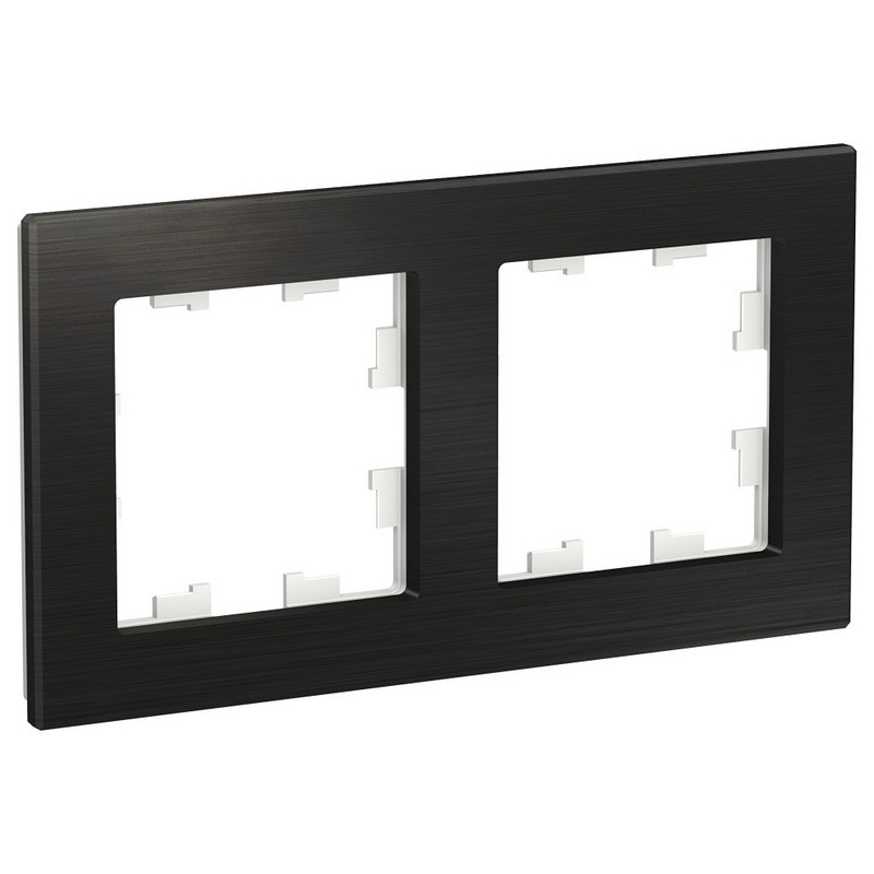 AtlasDesign Рамки Nature Рамка Systeme Electric AtlasDesign Nature Металл оникс 2-ая ATN312302