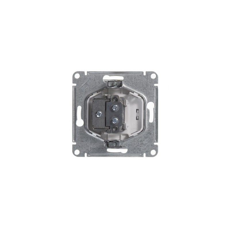 Glossa Белый Розетка Systeme Electric Glossa Белый TV проходная 4DB GSL000192