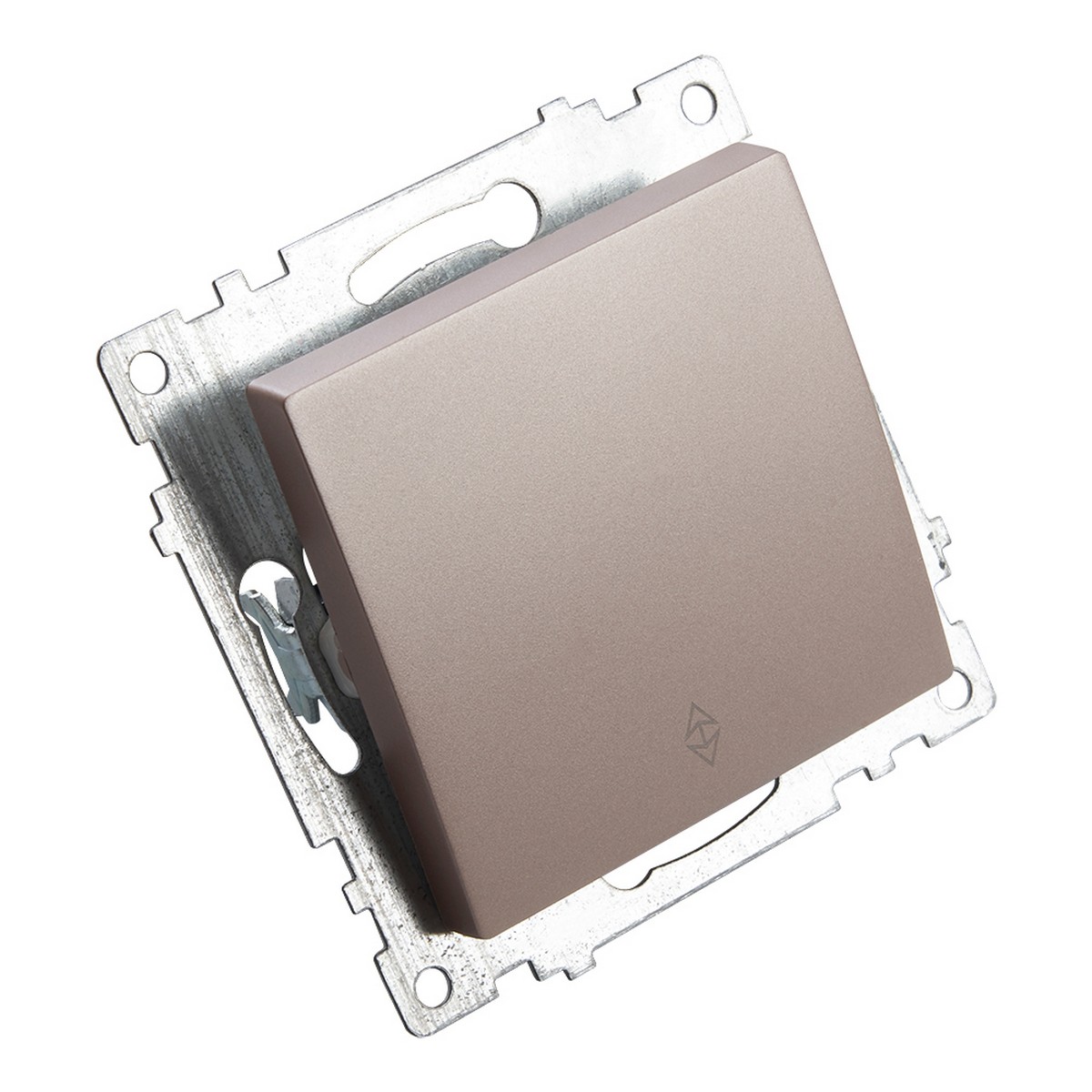 Катрин - Розетки и выключатели Stekker Переключатель 1-клавишный STEKKER GLS10-7105-02 250V 10А Катрин шампань 39590