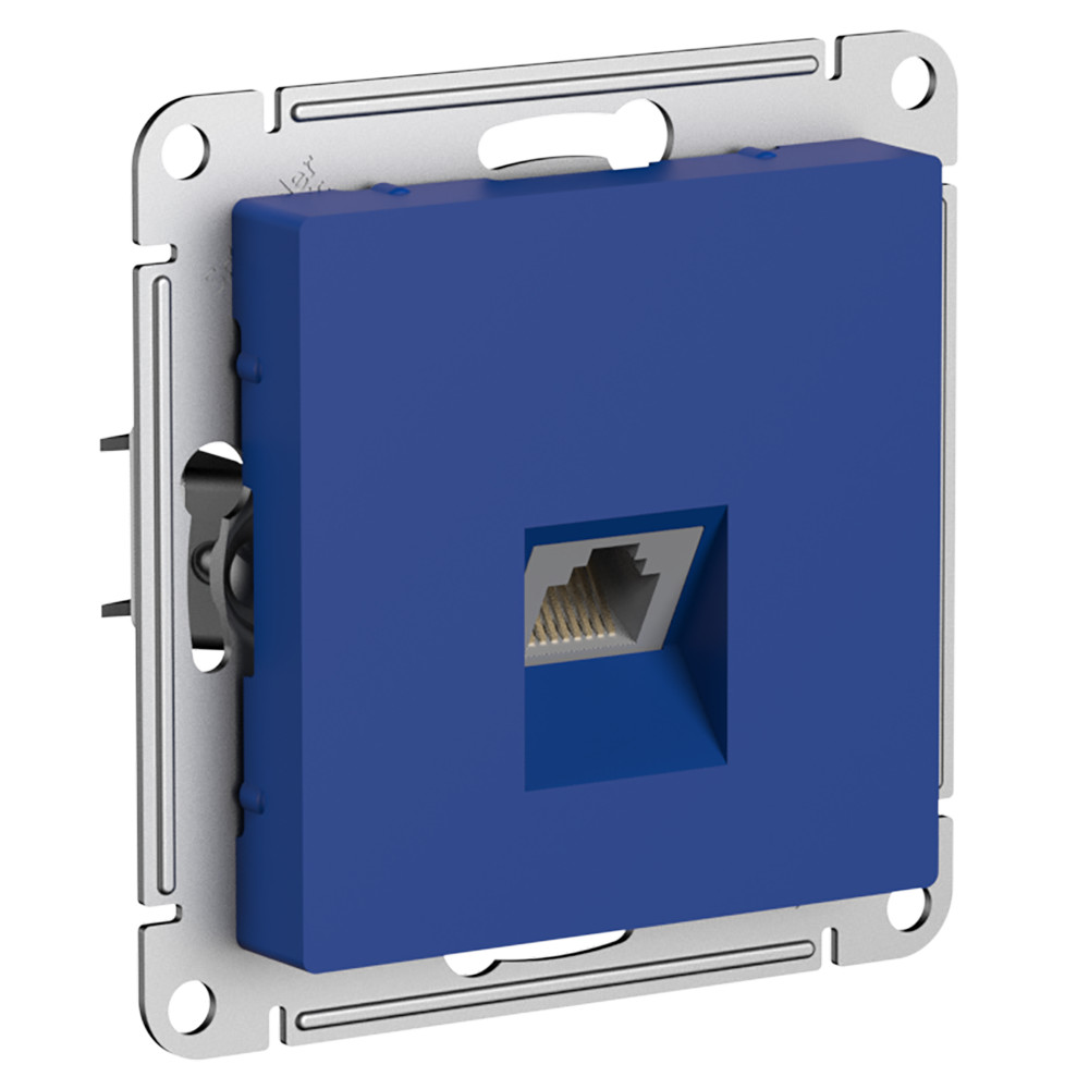 AtlasDesign Аквамарин Розетка Systeme Electric AtlasDesign Аквамарин компьютерная RJ45 кат 5Е ATN001183