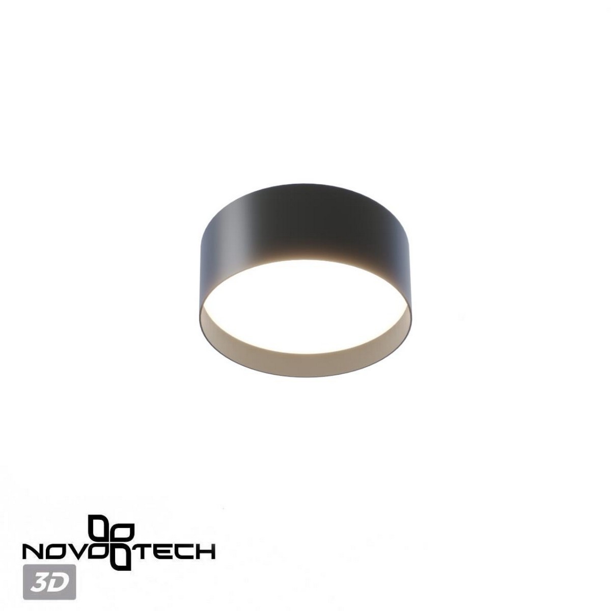 Светильники споты светодиодные Светильник накладной светодиодный с переключателем цветовой темперетуры NOVOTECH 359599 ORBIS 