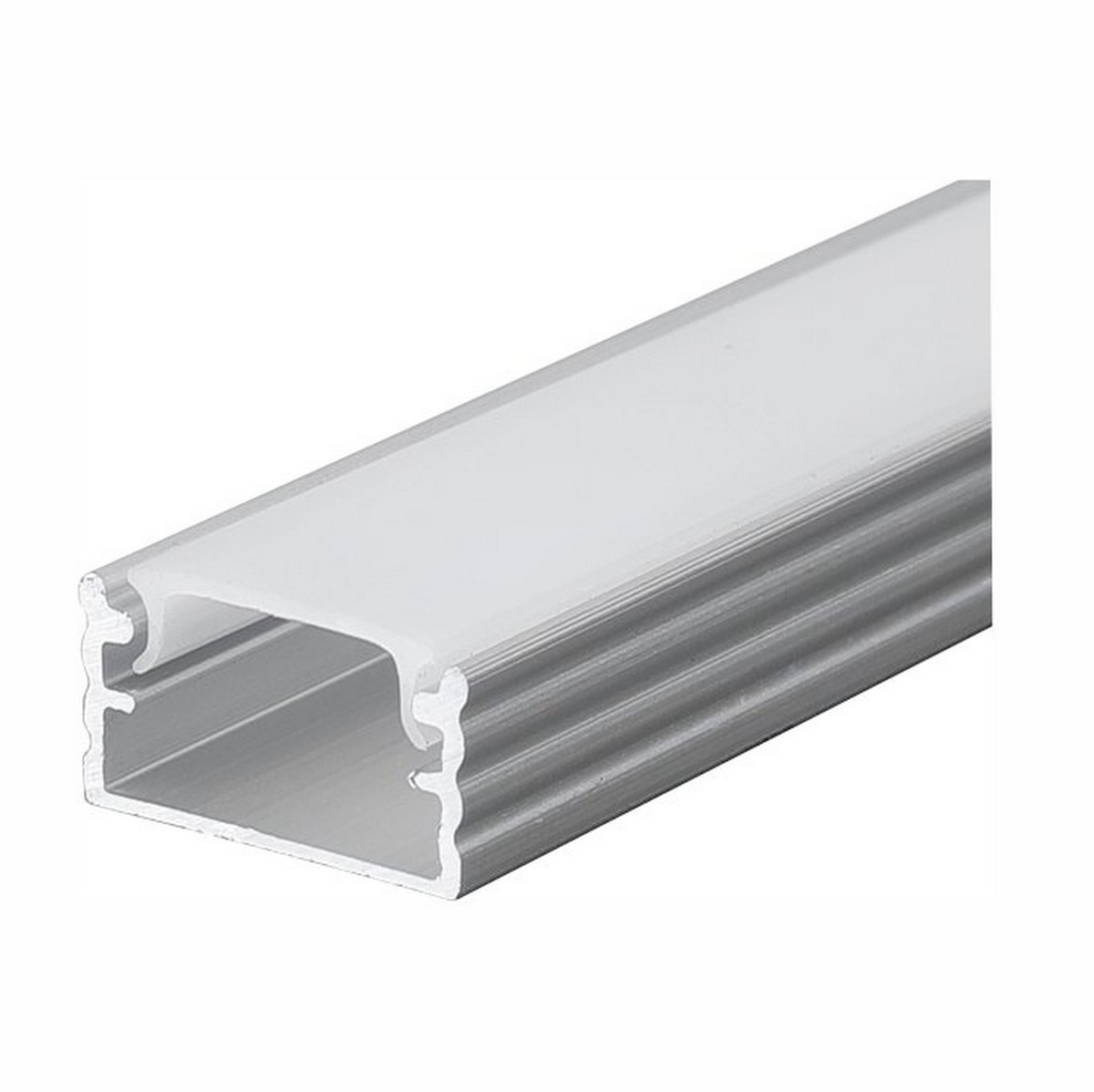 Профиль и крепеж для светодиодной ленты Профиль накладной для светодиодной ленты LE PRO 2000x14x7 мм цв.хром LE010633-003