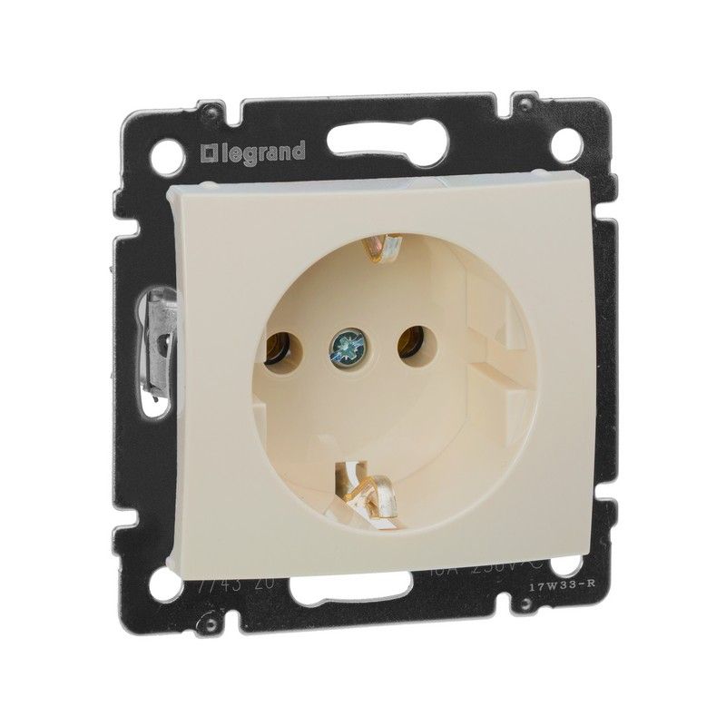 Legrand Valena Classic Кремовый Розетка Legrand Valena Крем 1-ая с/з 774320