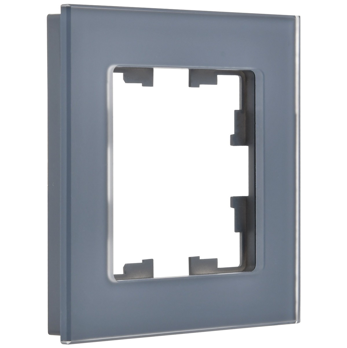 IEK Brite Рамки Рамка IEK BRITE DECOR Маренго матовый стекло 1-мест. РУ-1-2-Бр BR-M12-G-31-K35