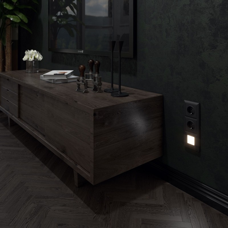 Werkel Черный матовый механизмы Встраиваемая LED подсветка (черный матовый) W1154308