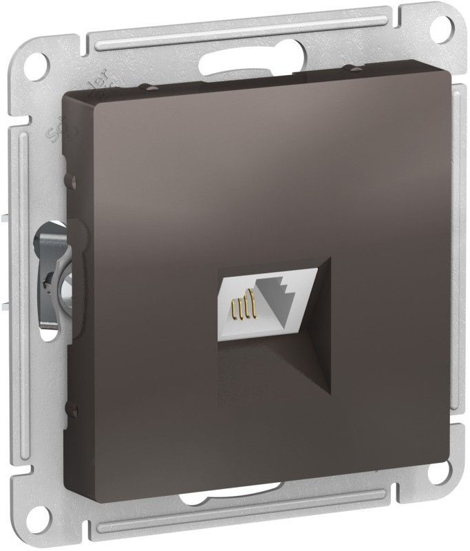 AtlasDesign Мокко Розетка телефонная Systeme Electric AtlasDesign Мокко RJ11, ATN000681