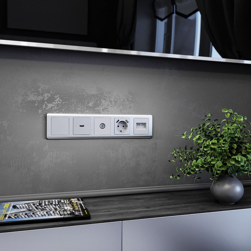 Werkel Серебряный механизмы Заглушка Werkel  (серебряный) W1159206