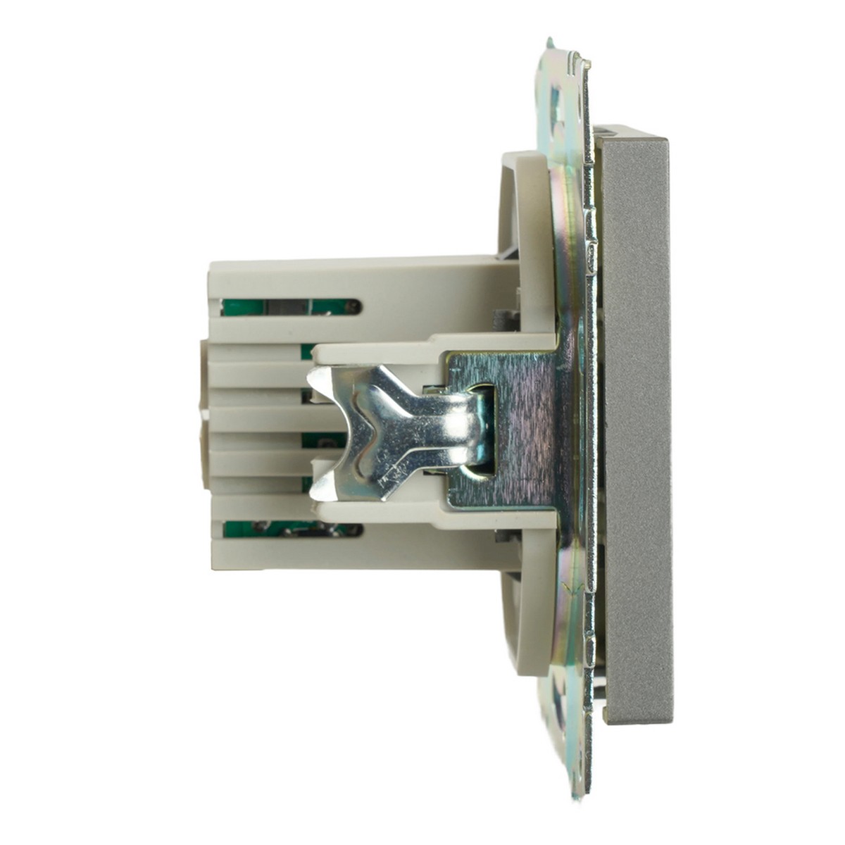 Катрин - Розетки и выключатели Stekker Розетка USB 2-местная STEKKER GLS10-7115-06 250B 21А Катрин графит 49422