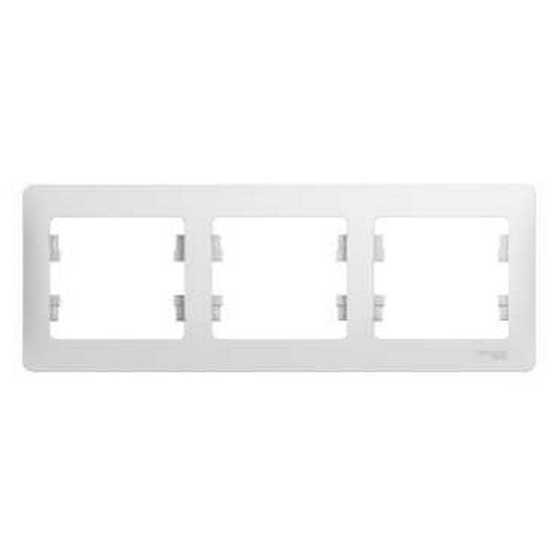 Glossa Белый Рамка Systeme Electric Glossa Белый 3-я, горизонтальная GSL000103