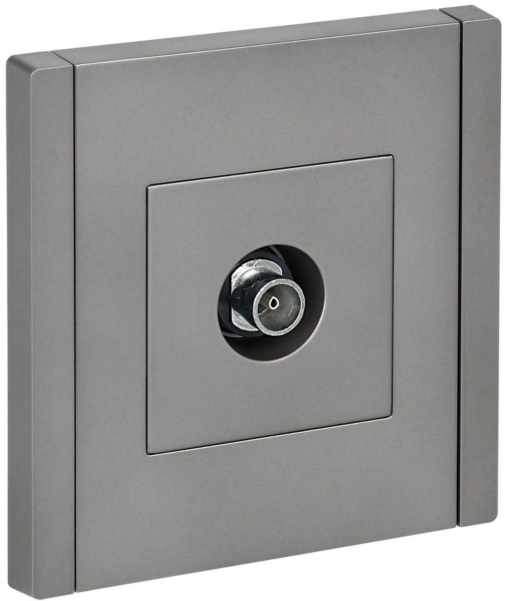 IEK FORTE&PIANO Сталь Розетка IEK FORTE&PIANO Сталь TV оконечная FP528