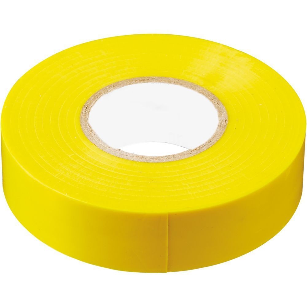 Изолента STEKKER INTP01315-20 0,13*15 мм. 20 м. желтая 32831