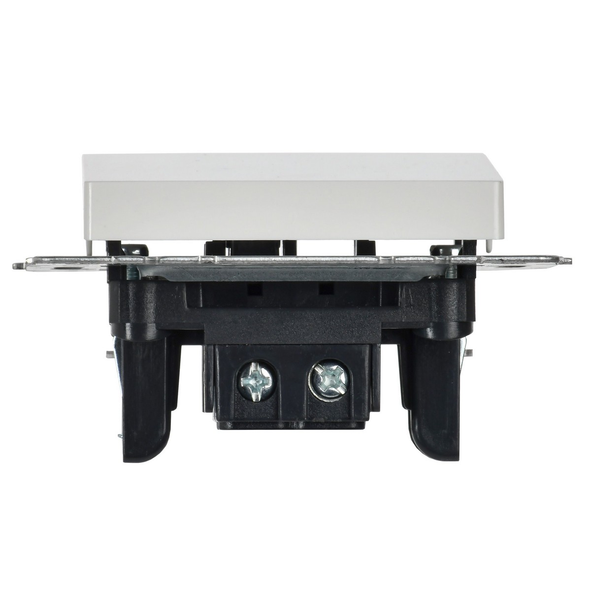 IEK Brite Белый Выключатель IEK BRITE 1-клавишный проходной 10А ВС10-1-6-БрБ белый BR-V12-0-10-K01