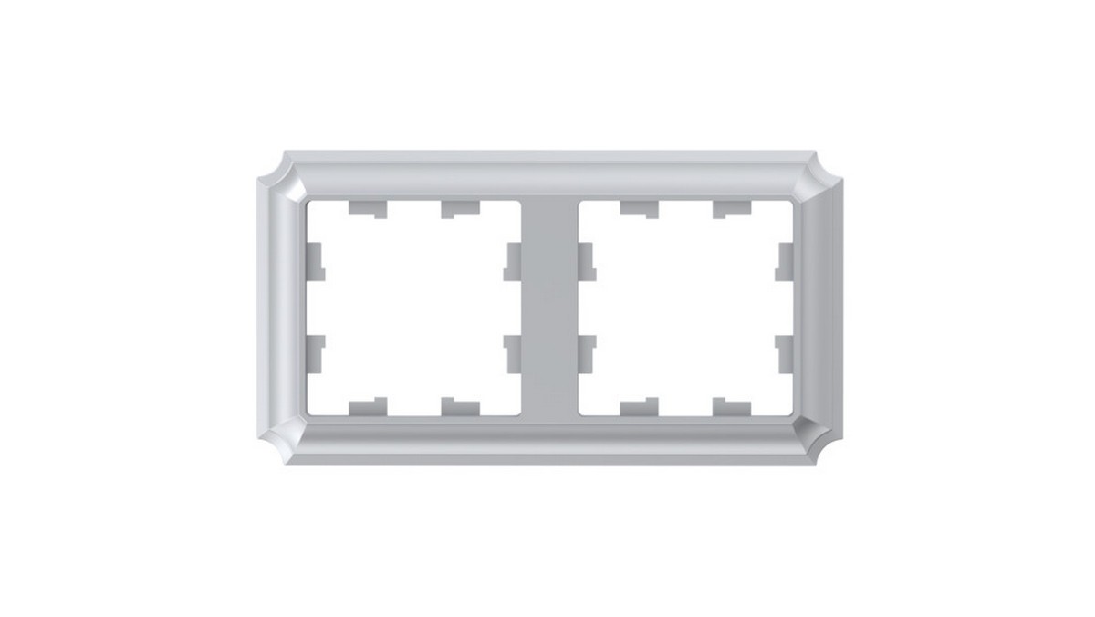 AtlasDesign Рамки Antique Рамка Systeme Electric AtlasDesign Antique Алюминий 2-ая, универсальная ATN100302